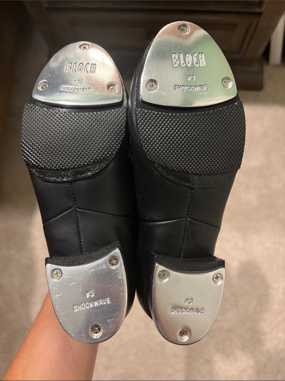 Bloch girls Black Tap Shoes - Shockwave Heels